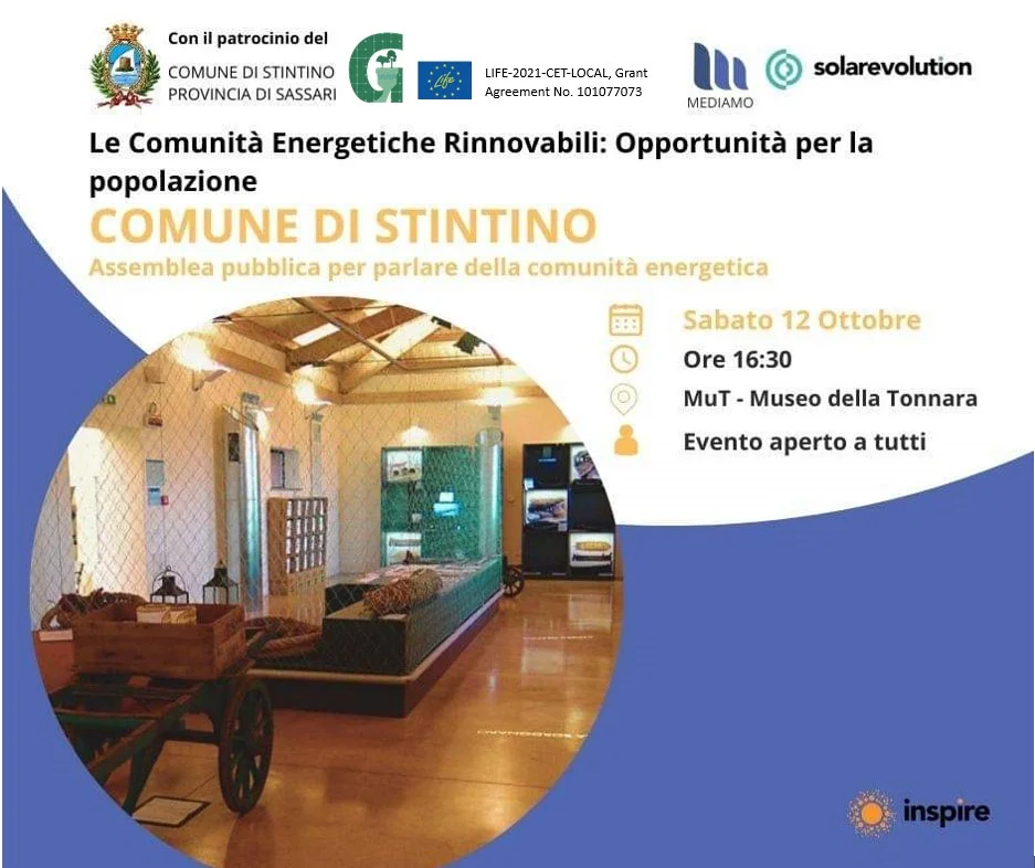 Assemblea Pubblica sulle Comunità Energetiche Rinnovabili al Museo della Tonnara