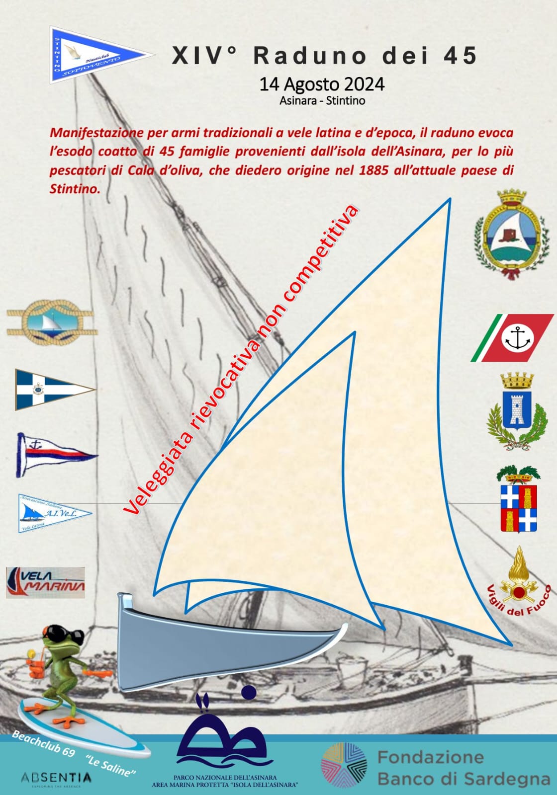 Regata di vela latina del 14/08/2024 denominata